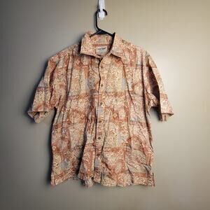 Cooke Street Hawaiian Shirt Floral Mens‎ Medium Honolulu Short Sleeve XL